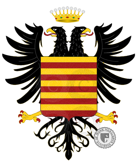 Wappen der Familie avogadro        
