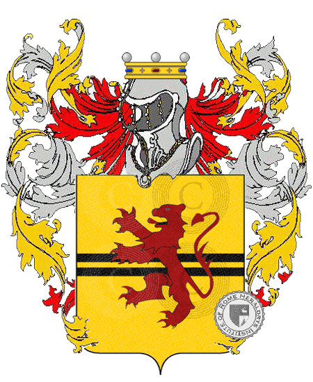 Coat of arms of family cortiania     