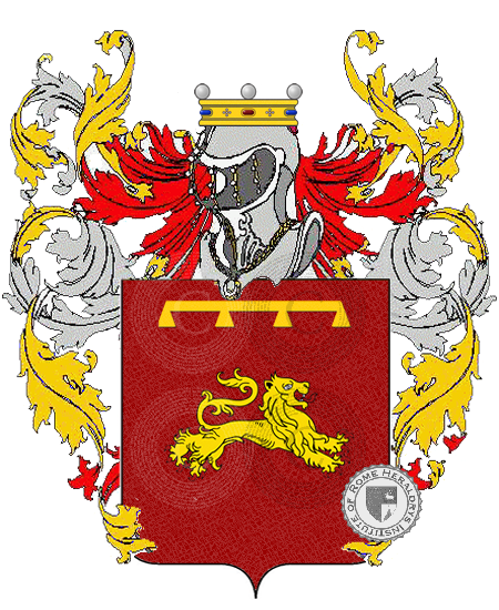 Coat of arms of family marrapodi    