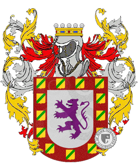 Coat of arms of family carones    