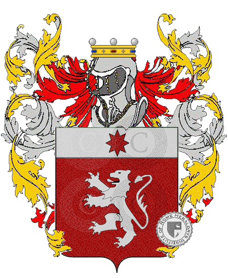 Coat of arms of family busolini     