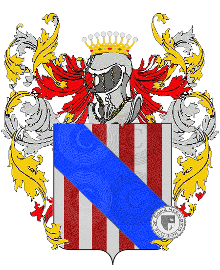 Wappen der Familie borrello    