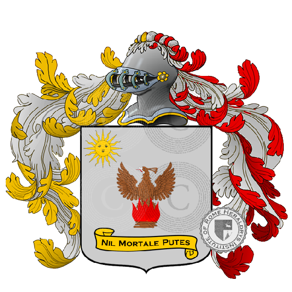 Coat of arms of family Carletti o Carletto (Arcevia, Ancona, Sassoferrato)