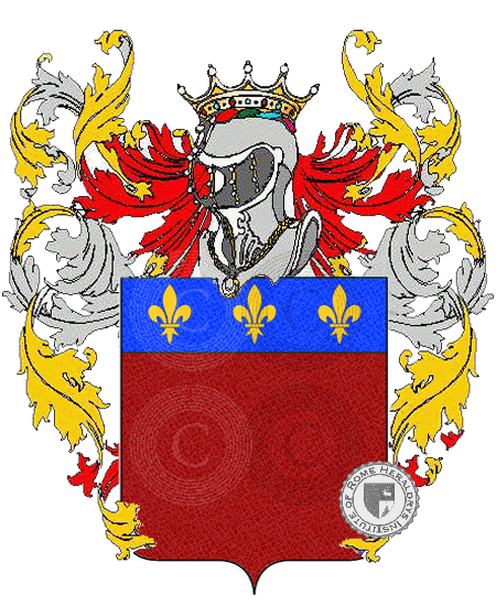 Coat of arms of family saltimbanco    