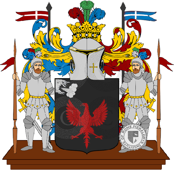 Coat of arms of family corini    
