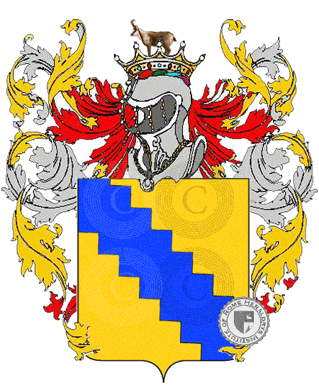 Coat of arms of family scarrone    
