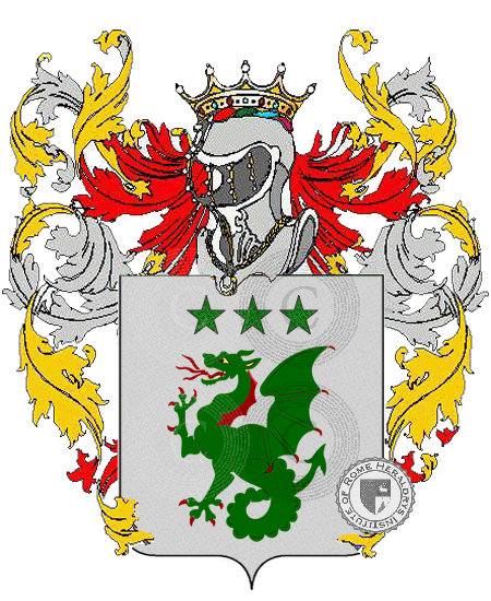 Wappen der Familie davoli    