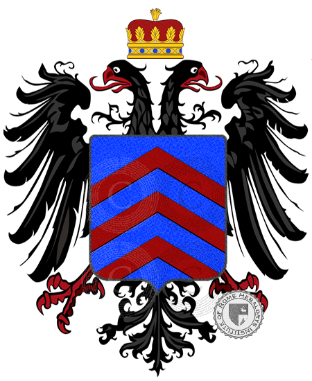Coat of arms of family settimo    