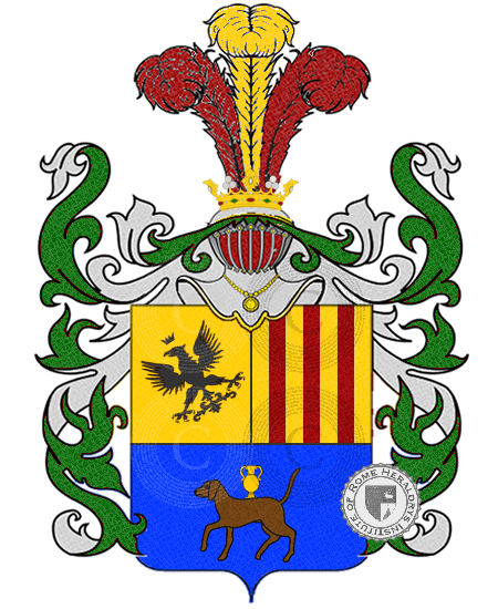 Coat of arms of family balsamo di specchia        