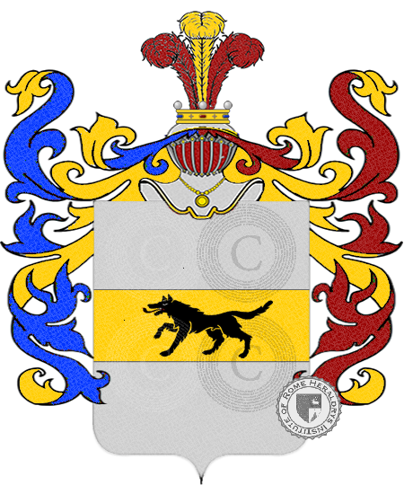 Coat of arms of family gaudesi    