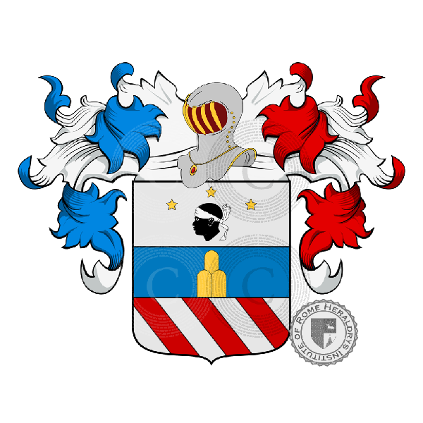 Coat of arms of family Moretti (Toscana)