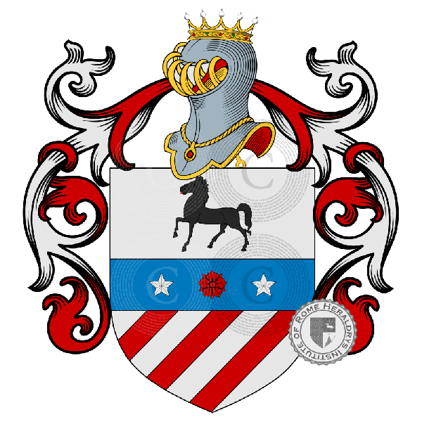 Coat of arms of family Damasceni