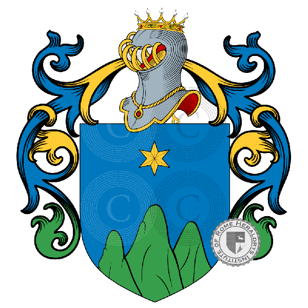 Wappen der Familie Sansoni