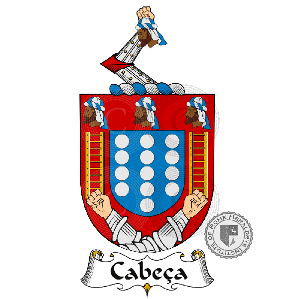 Coat of arms of family Cabeça