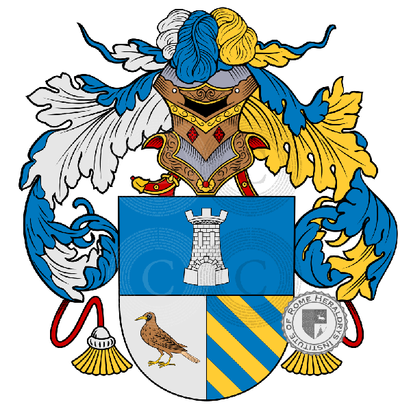 Coat of arms of family Rascòn