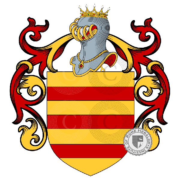 Coat of arms of family Bonghi