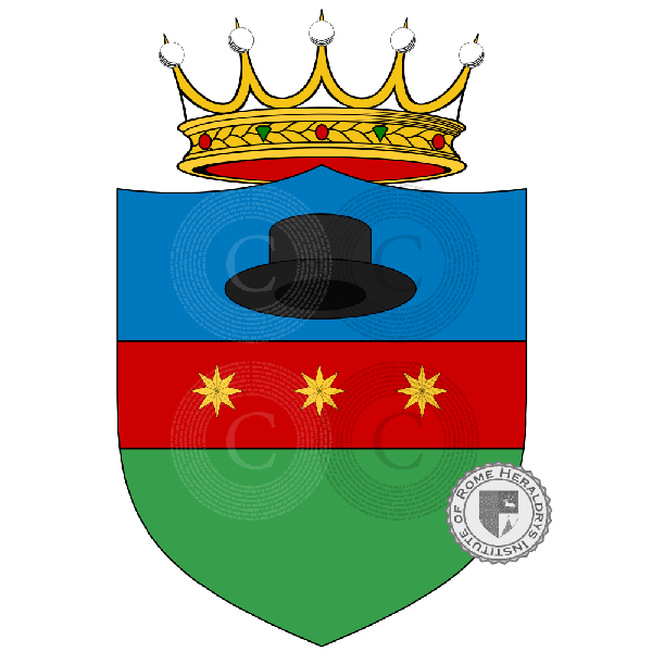 Coat of arms of family Capellari