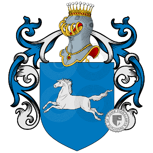 Coat of arms of family Cavallini