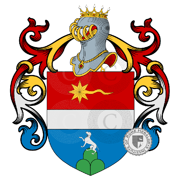 Coat of arms of family Caterino