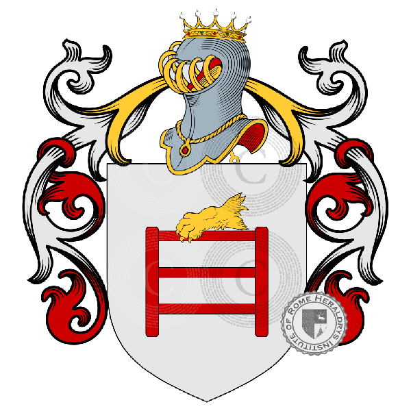 Coat of arms of family Pontedera