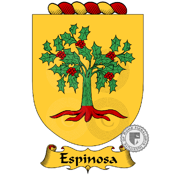 Coat of arms of family Espinosa