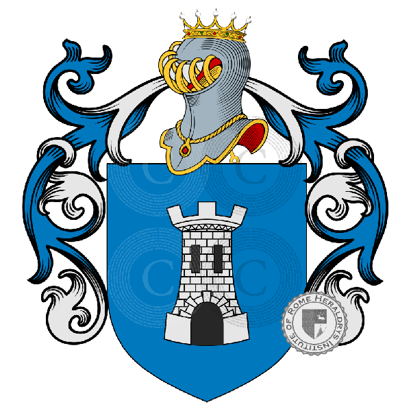 Escudo de la familia San Quirico