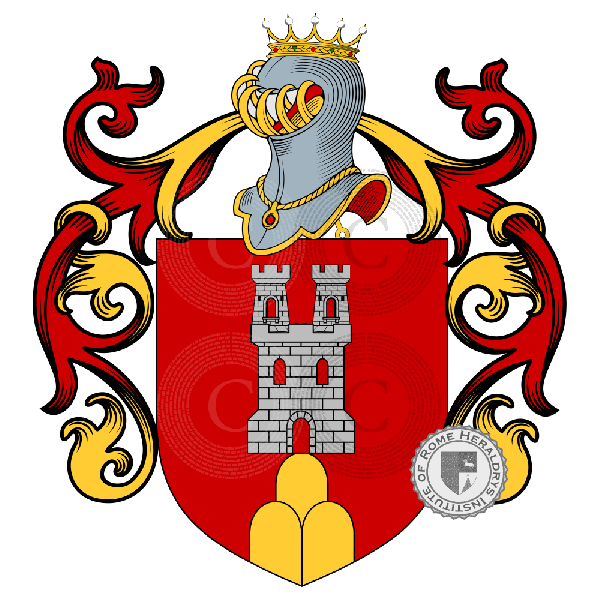 Coat of arms of family Platoni
