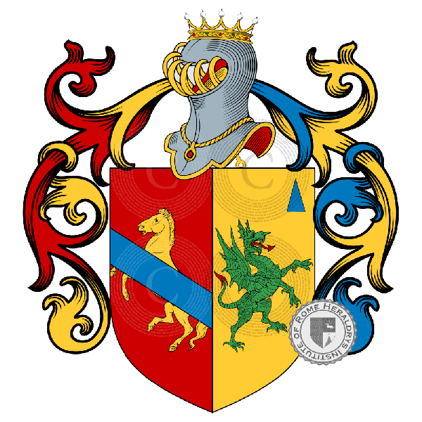 Coat of arms of family Recchia