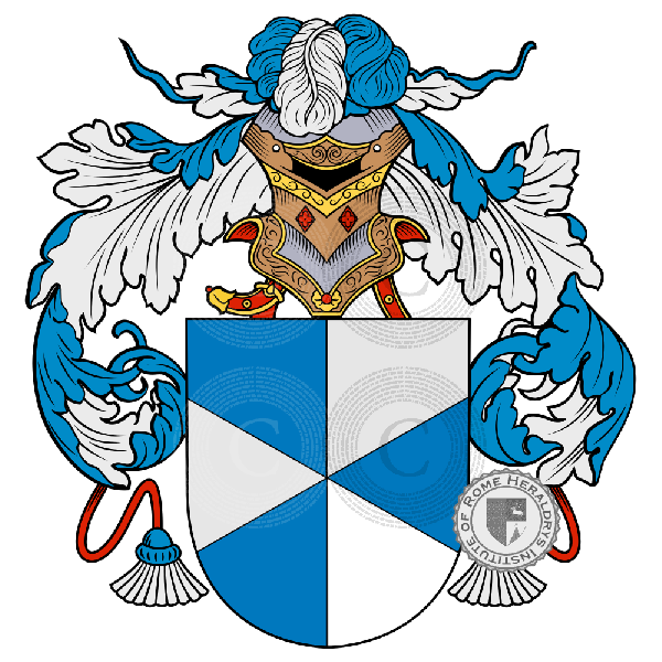 Coat of arms of family Canel