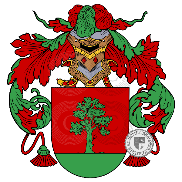 Coat of arms of family Canel