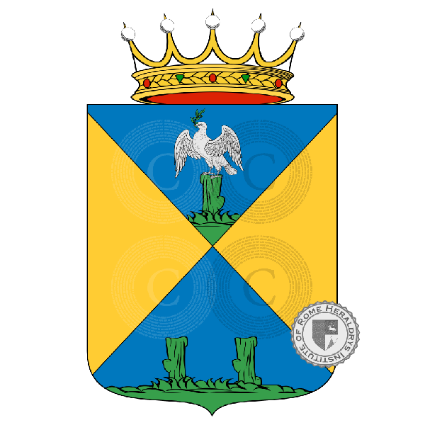 Coat of arms of family Romagnoli