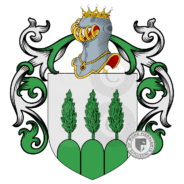 Coat of arms of family Piovesana