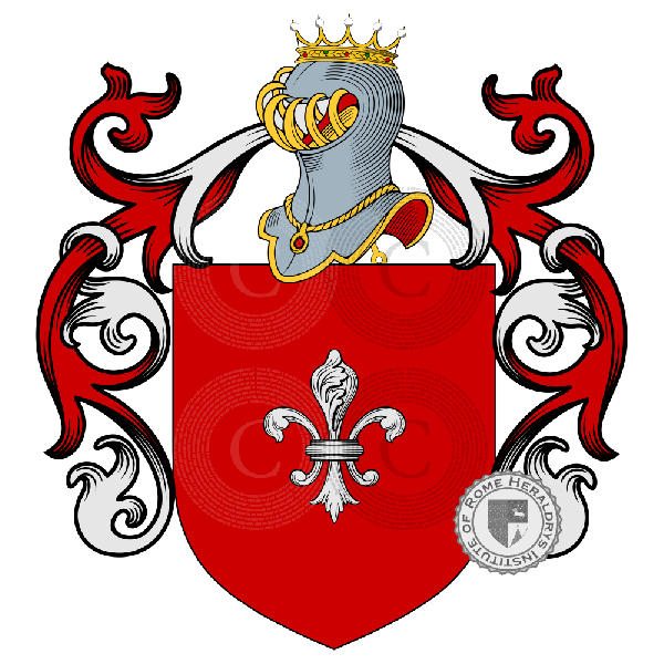 Coat of arms of family Mascia