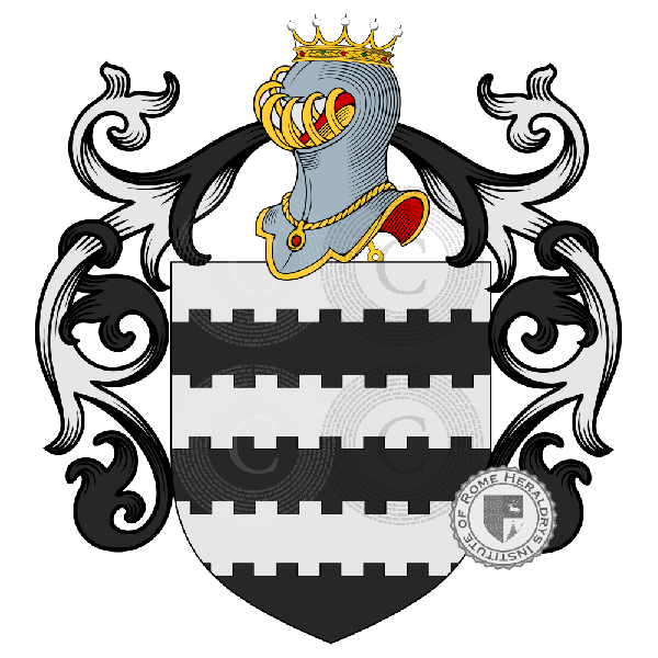 Coat of arms of family Lanfredi