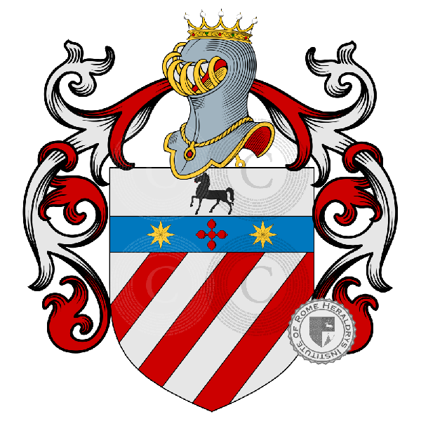 Coat of arms of family Damascena
