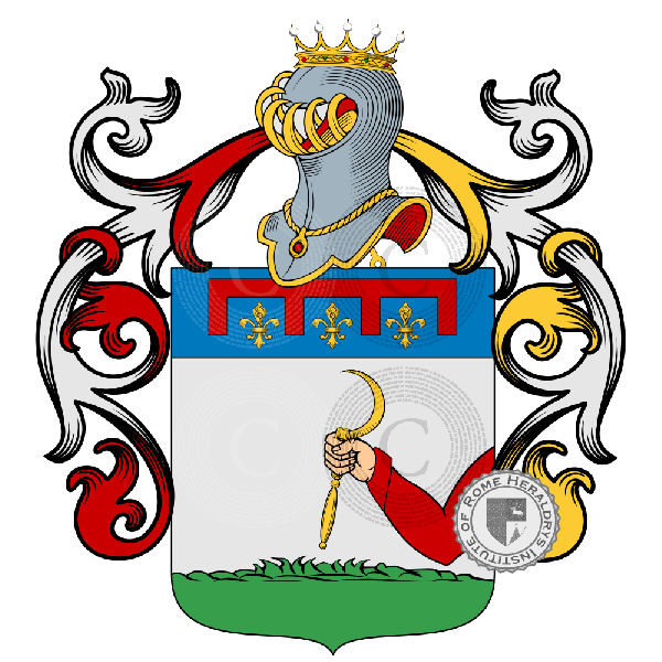 Escudo de la familia Roncarati
