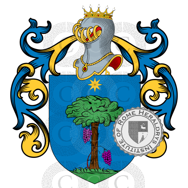 Coat of arms of family Batistini