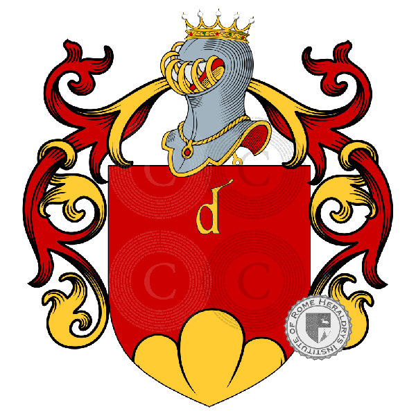 Coat of arms of family Amadio