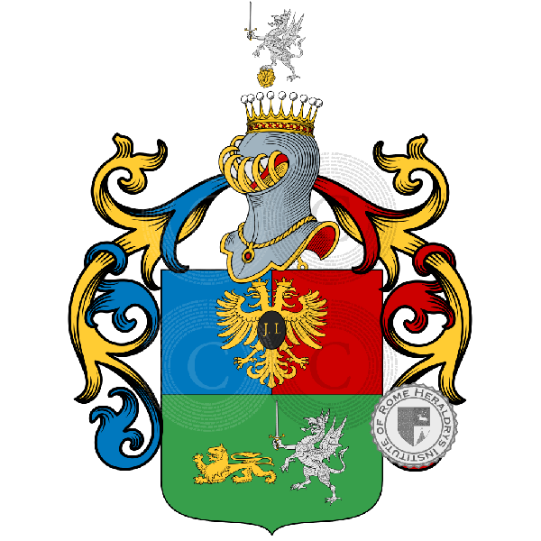 Coat of arms of family Medin
