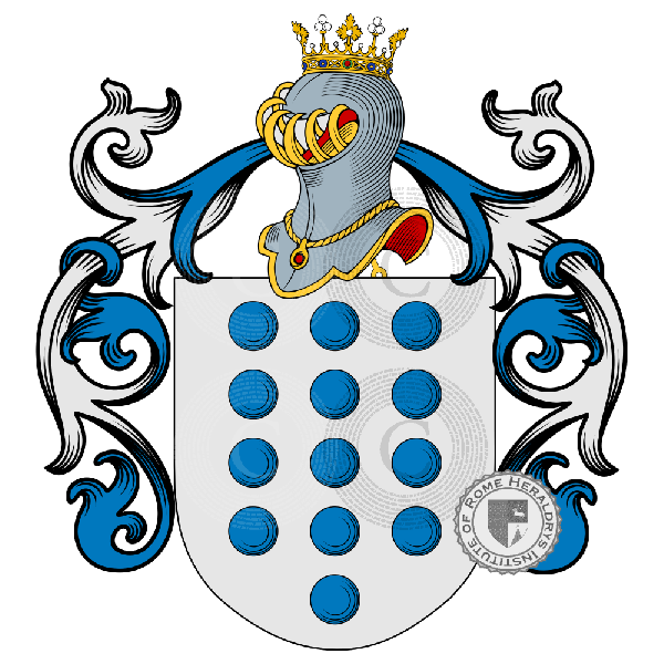 Coat of arms of family Marzo
