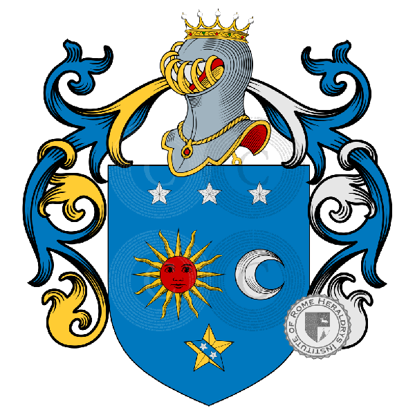 Wappen der Familie lo Mundo