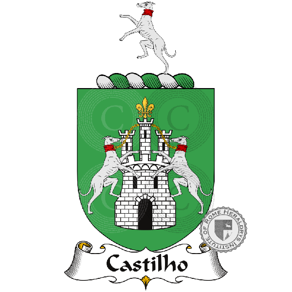 Coat of arms of family Castilho