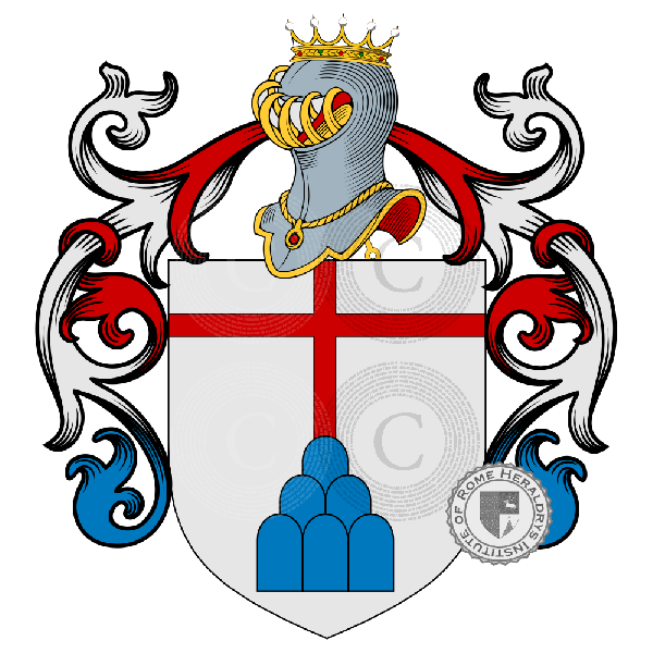 Coat of arms of family da Montebuoni