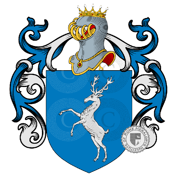 Coat of arms of family Corbinelli
