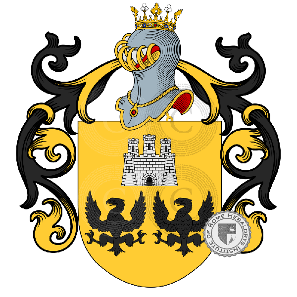 Coat of arms of family Bardino