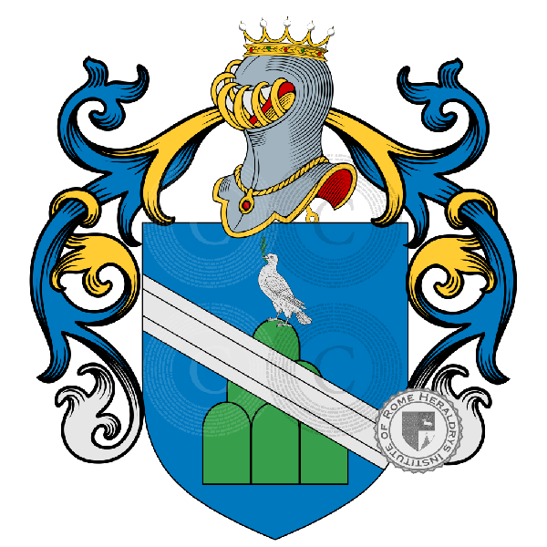 Coat of arms of family Paolocci
