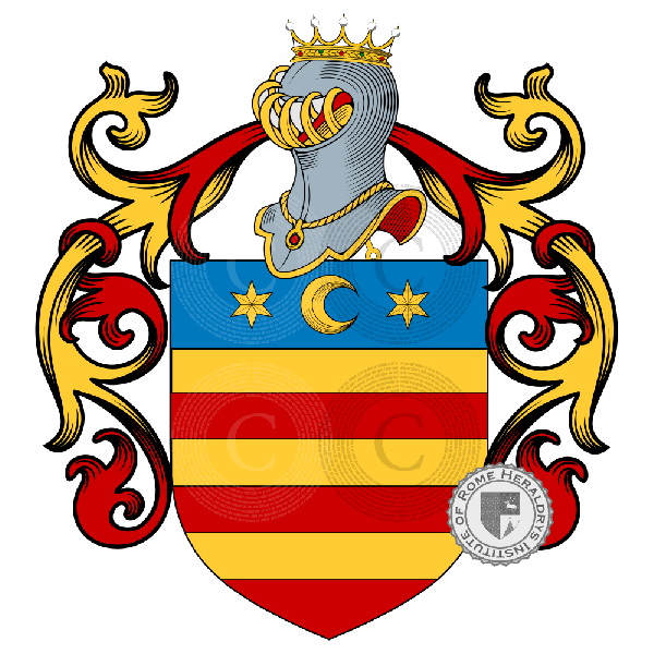 Coat of arms of family Lami