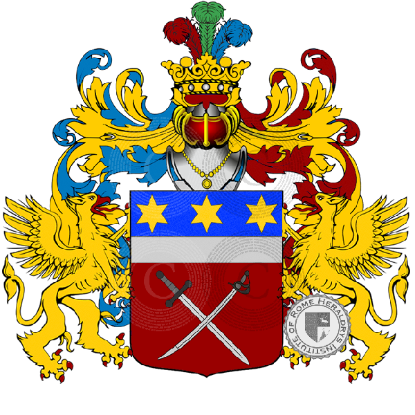 Coat of arms of family Scaccia