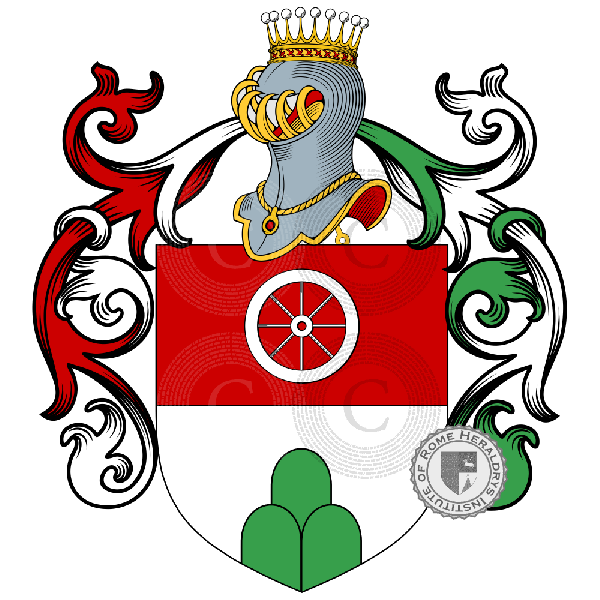 Coat of arms of family Tonetti