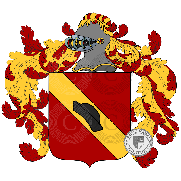 Coat of arms of family Baretta
